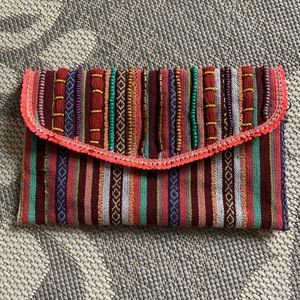 Steven by Steve Madden Embroidered Clutch